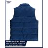 imageReebok Mens Puffer Vest  Full Zip Midweight Thick Insulated Sleeveless Jacket for Men  Outdoor Quilted Puffer Winter VestBatik Blue