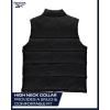 imageReebok Mens Puffer Vest  Full Zip Midweight Thick Insulated Sleeveless Jacket for Men  Outdoor Quilted Puffer Winter VestBlack Ink