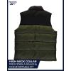 imageReebok Mens Puffer Vest  Full Zip Midweight Thick Insulated Sleeveless Jacket for Men  Outdoor Quilted Puffer Winter VestOlive