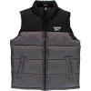 imageReebok Mens Puffer Vest  Full Zip Midweight Thick Insulated Sleeveless Jacket for Men  Outdoor Quilted Puffer Winter VestFog