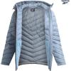 imageReebok Womens Jacket  Lightweight Softshell Quilted Jackets for Women Zip Up Hooded Winter Coat Outerwear with PocketsCloudy Blue
