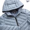imageReebok Womens Jacket  Lightweight Softshell Quilted Jackets for Women Zip Up Hooded Winter Coat Outerwear with PocketsCloudy Blue