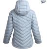 imageReebok Womens Jacket  Lightweight Softshell Quilted Jackets for Women Zip Up Hooded Winter Coat Outerwear with PocketsCloudy Blue
