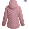 imageReebok Womens Jacket  Lightweight Softshell Quilted Jackets for Women Zip Up Hooded Winter Coat Outerwear with PocketsRose Pink