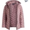 imageReebok Womens Jacket  Lightweight Softshell Quilted Jackets for Women Zip Up Hooded Winter Coat Outerwear with PocketsRose Pink