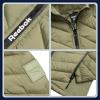 imageReebok Womens Jacket  Lightweight Softshell Quilted Jackets for Women Zip Up Hooded Winter Coat Outerwear with PocketsSage