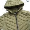 imageReebok Womens Jacket  Lightweight Softshell Quilted Jackets for Women Zip Up Hooded Winter Coat Outerwear with PocketsSage