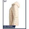 imageReebok Womens Puffer Jacket  Lightweight Packable Snow Glacier Shield Quilted Winter Coat for Women with Hood ampamp Zip PocketsChampagne