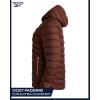 imageReebok Womens Puffer Jacket  Lightweight Packable Snow Glacier Shield Quilted Winter Coat for Women with Hood ampamp Zip PocketsCognac