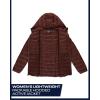imageReebok Womens Puffer Jacket  Lightweight Packable Snow Glacier Shield Quilted Winter Coat for Women with Hood ampamp Zip PocketsCognac
