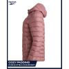 imageReebok Womens Puffer Jacket  Lightweight Packable Snow Glacier Shield Quilted Winter Coat for Women with Hood ampamp Zip PocketsDusty Rose