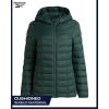 imageReebok Womens Puffer Jacket  Lightweight Packable Snow Glacier Shield Quilted Winter Coat for Women with Hood ampamp Zip PocketsHunter Green