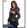 imageReebok Womens Puffer Jacket  Lightweight Packable Snow Glacier Shield Quilted Winter Coat for Women with Hood ampamp Zip PocketsJet Black