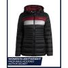 imageReebok Womens Puffer Jacket  Lightweight Packable Snow Glacier Shield Quilted Winter Coat for Women with Hood ampamp Zip PocketsJet Black