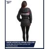 imageReebok Womens Puffer Jacket  Lightweight Packable Snow Glacier Shield Quilted Winter Coat for Women with Hood ampamp Zip PocketsJet Black
