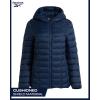 imageReebok Womens Puffer Jacket  Lightweight Packable Snow Glacier Shield Quilted Winter Coat for Women with Hood ampamp Zip PocketsNavy