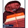 imageReebok Womens Puffer Jacket  Lightweight Packable Snow Glacier Shield Quilted Winter Coat for Women with Hood ampamp Zip PocketsTerracotta