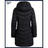 imageReebok Womens Puffer Jacket  Long Quilted Hooded Winter Coat for Women  Lightweight Packable Outerwear Jackets for WomenBlack Ink