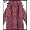 imageReebok Womens Puffer Jacket  Long Quilted Hooded Winter Coat for Women  Lightweight Packable Outerwear Jackets for WomenDark Dusty Rose