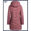 imageReebok Womens Puffer Jacket  Long Quilted Hooded Winter Coat for Women  Lightweight Packable Outerwear Jackets for WomenDark Dusty Rose