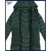 imageReebok Womens Puffer Jacket  Long Quilted Hooded Winter Coat for Women  Lightweight Packable Outerwear Jackets for WomenHunter Green