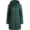 imageReebok Womens Puffer Jacket  Long Quilted Hooded Winter Coat for Women  Lightweight Packable Outerwear Jackets for WomenHunter Green