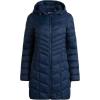 imageReebok Womens Puffer Jacket  Long Quilted Hooded Winter Coat for Women  Lightweight Packable Outerwear Jackets for WomenNavy