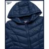 imageReebok Womens Puffer Jacket  Long Quilted Hooded Winter Coat for Women  Lightweight Packable Outerwear Jackets for WomenNavy