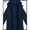 imageReebok Womens Puffer Jacket  Long Quilted Hooded Winter Coat for Women  Lightweight Packable Outerwear Jackets for WomenNavy