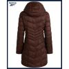 imageReebok Womens Puffer Jacket  Long Quilted Hooded Winter Coat for Women  Lightweight Packable Outerwear Jackets for WomenTruffle