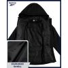 imageReebok Womens Ski Jacket  Insulated 3 in 1 Inner Puffer Jacket  Wind and Water Resistant Outerwear Winter Coats for WomenBlack Ink
