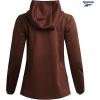 imageReebok Womens Softshell Jacket  Lightweight Water ampamp Windproof Warm Hooded Fleece Lined Womens Jacket for Gym Running HikingCognac