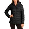 imageReebok Womens Puffer Jacket  Weather Resistant Warm Packable Winter Coats for Quilted Casual Women Jackets Size Black InkBlack Ink