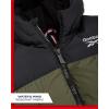 imageReebok Boys Puffer Jacket  Heavyweight Water ampamp Wind Resistant Quilted Boys Winter Coat  Fleece Insulated Kids Winter JacketOlive