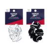 imageReebok Reflective Scrunchie  2pc Soft Stretchy Trim Hair Scrunchie  Quality Gym Hair Accessories for Active ComfortBlackWhite