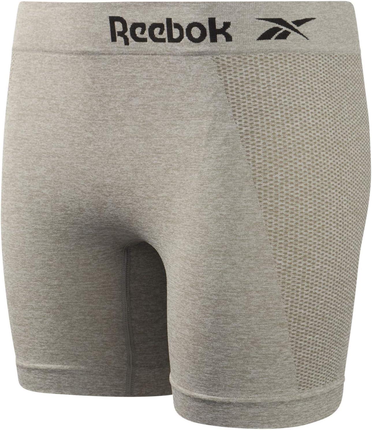 imageReebok Boyshort Underwear for Women  6 Pack Seamless Boy Shorts Panties for Women Sizes SXL Extended Plus Size 1X3XDust RoseGreyBlack