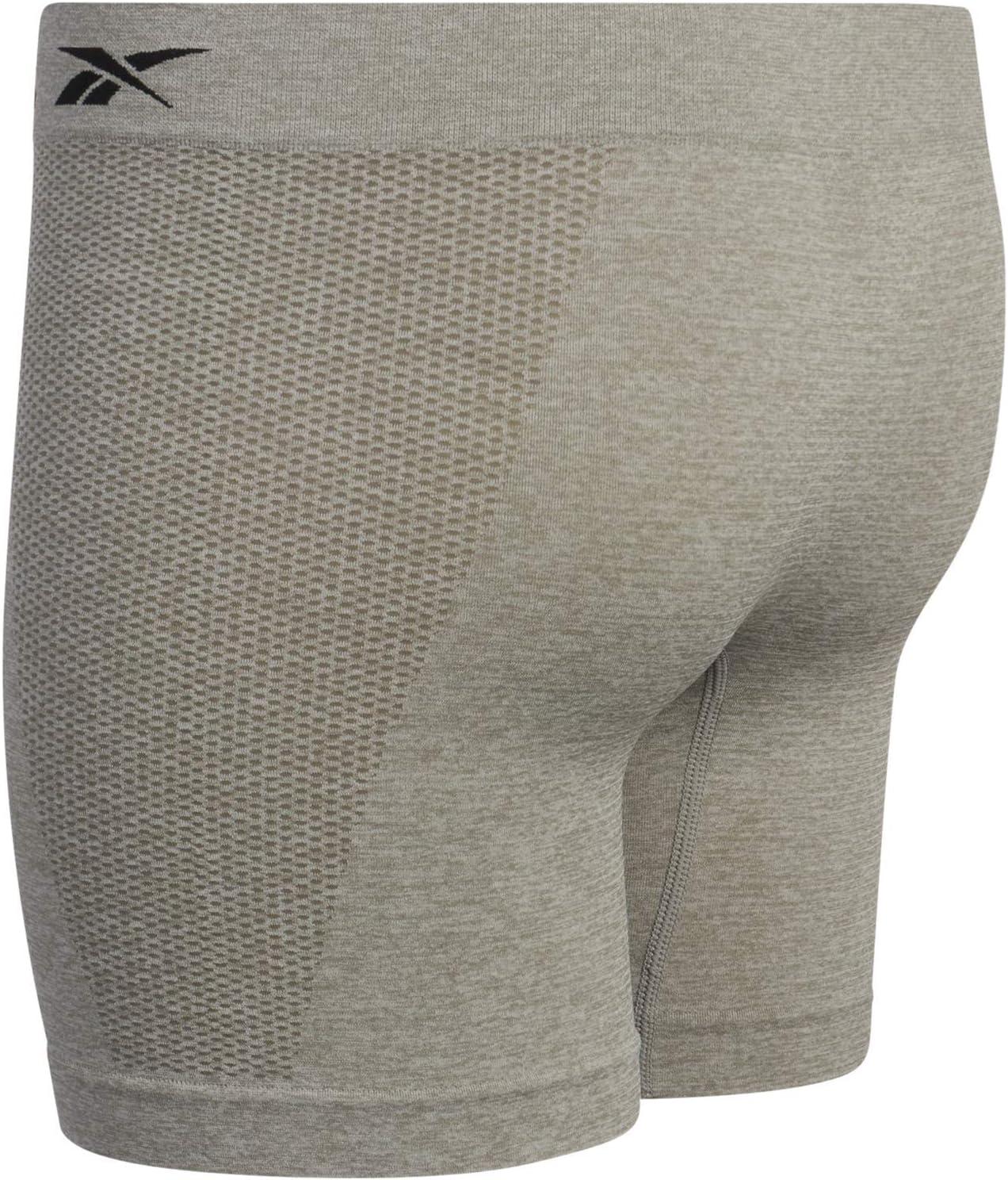 imageReebok Boyshort Underwear for Women  6 Pack Seamless Boy Shorts Panties for Women Sizes SXL Extended Plus Size 1X3XDust RoseGreyBlack