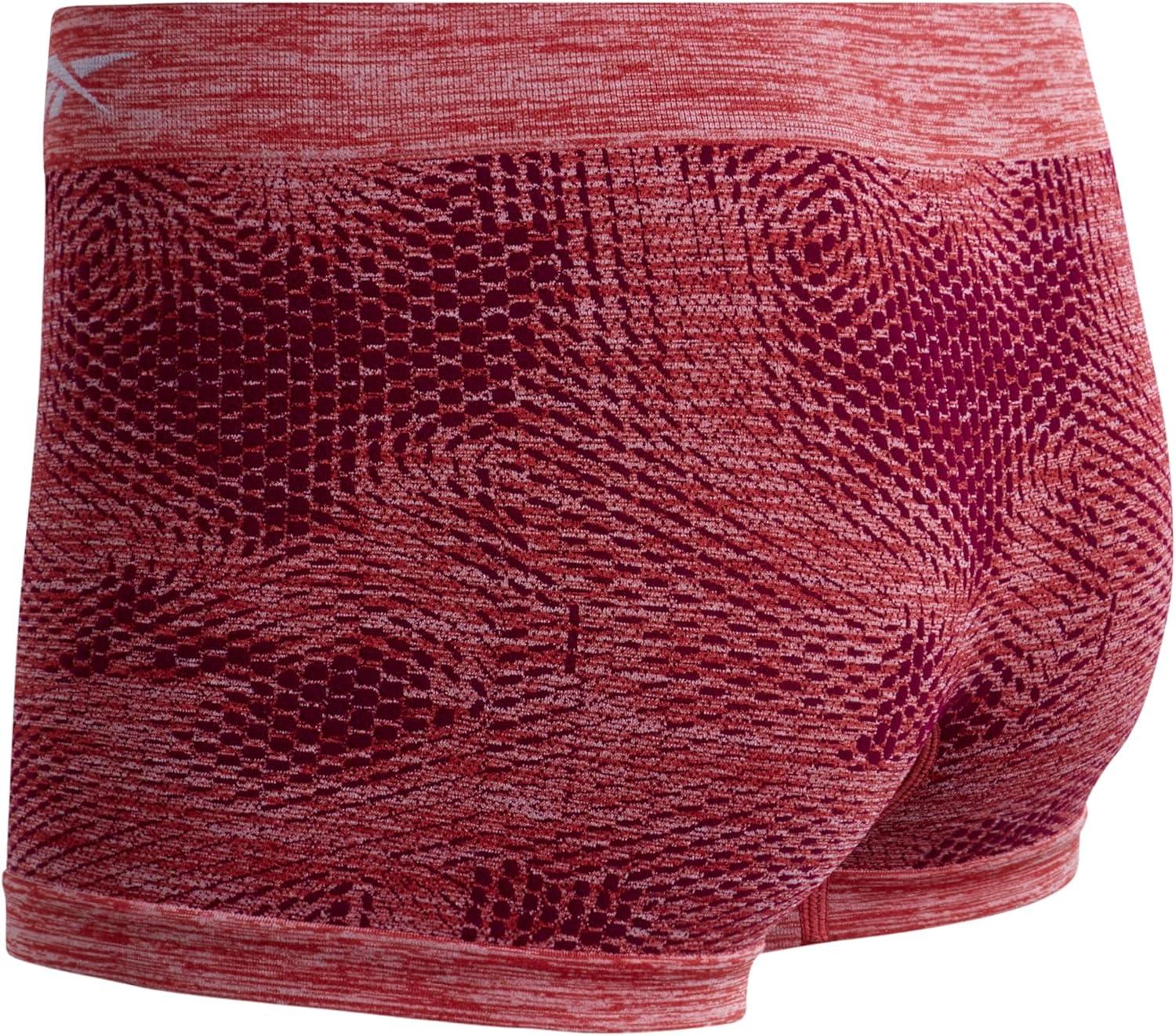 imageReebok Boyshort Underwear for Women  6 Pack Seamless Boy Shorts Panties for Women Sizes SXL Extended Plus Size 1X3XJacquardCreamNutmeg