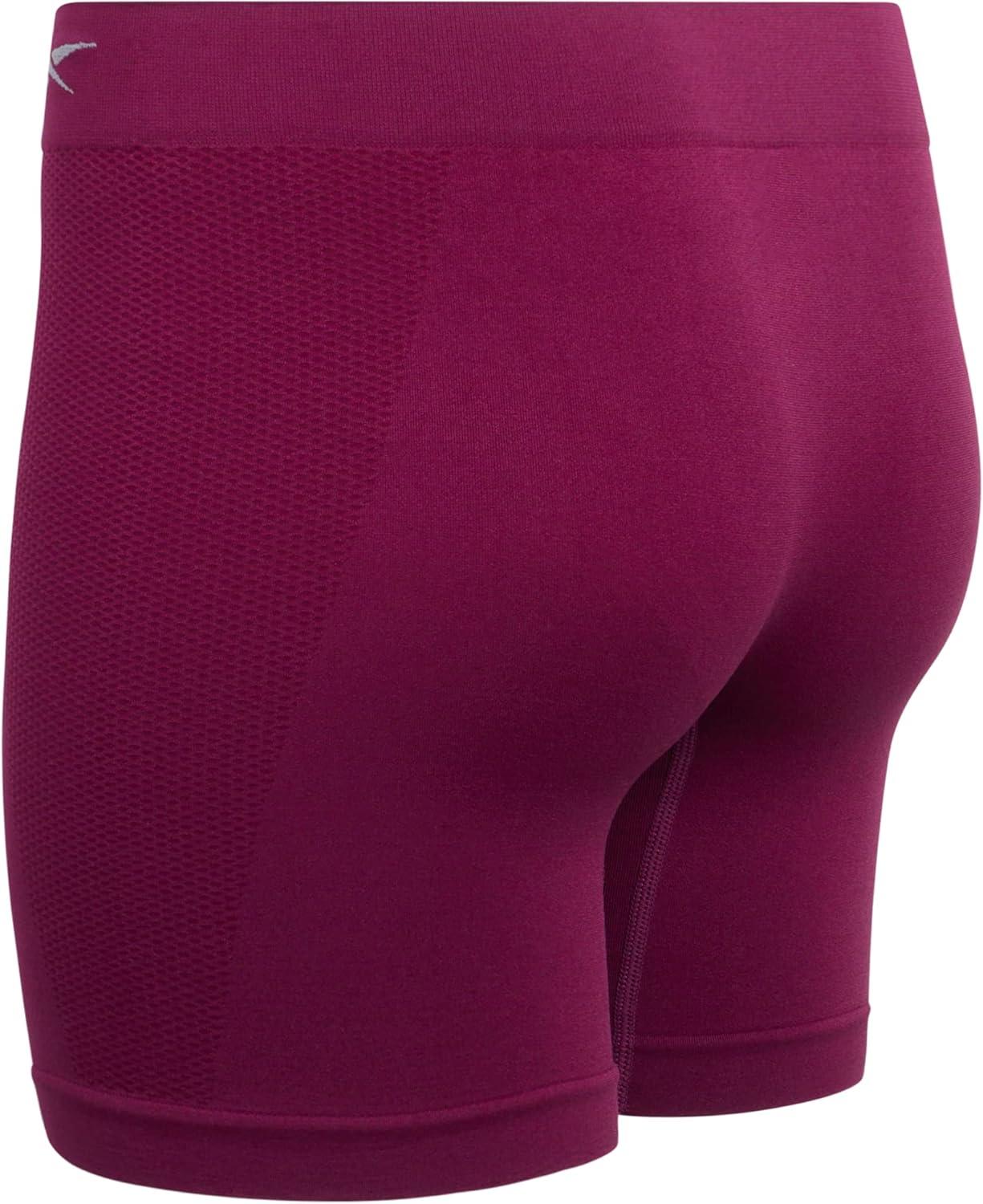 imageReebok Boyshort Underwear for Women  6 Pack Seamless Boy Shorts Panties for Women Sizes SXL Extended Plus Size 1X3XLotusGrape WineBlack