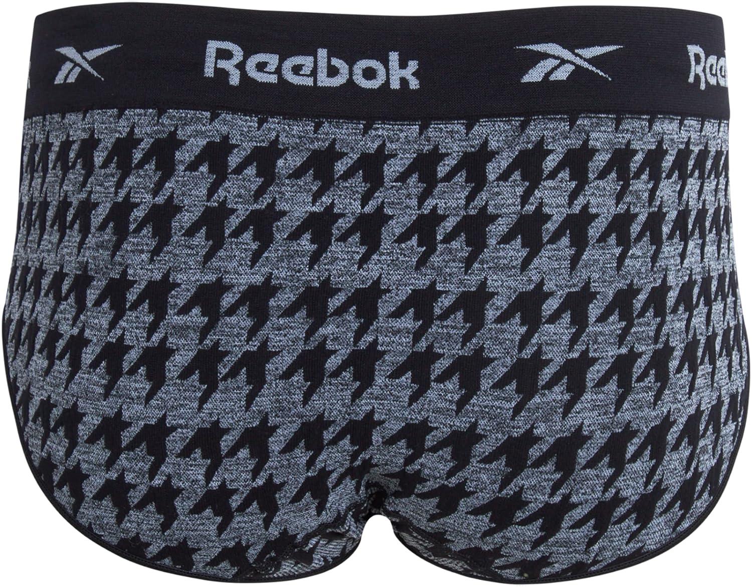 imageReebok Hipster Panties for Women  8 Pack Stretch Performance Seamless Underwear with Relaxed Tagless Waist SXLBlackCreamGreenGrey