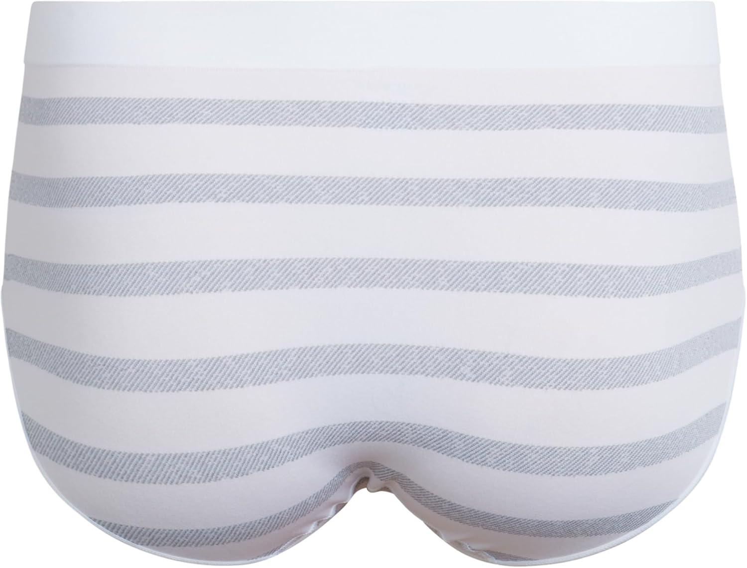 imageReebok Womens Briefs  6 Pack Performance High Waisted Seamless Underwear for Women Sizes SXL Extended Plus Size 1X3XWhiteLotusBlack