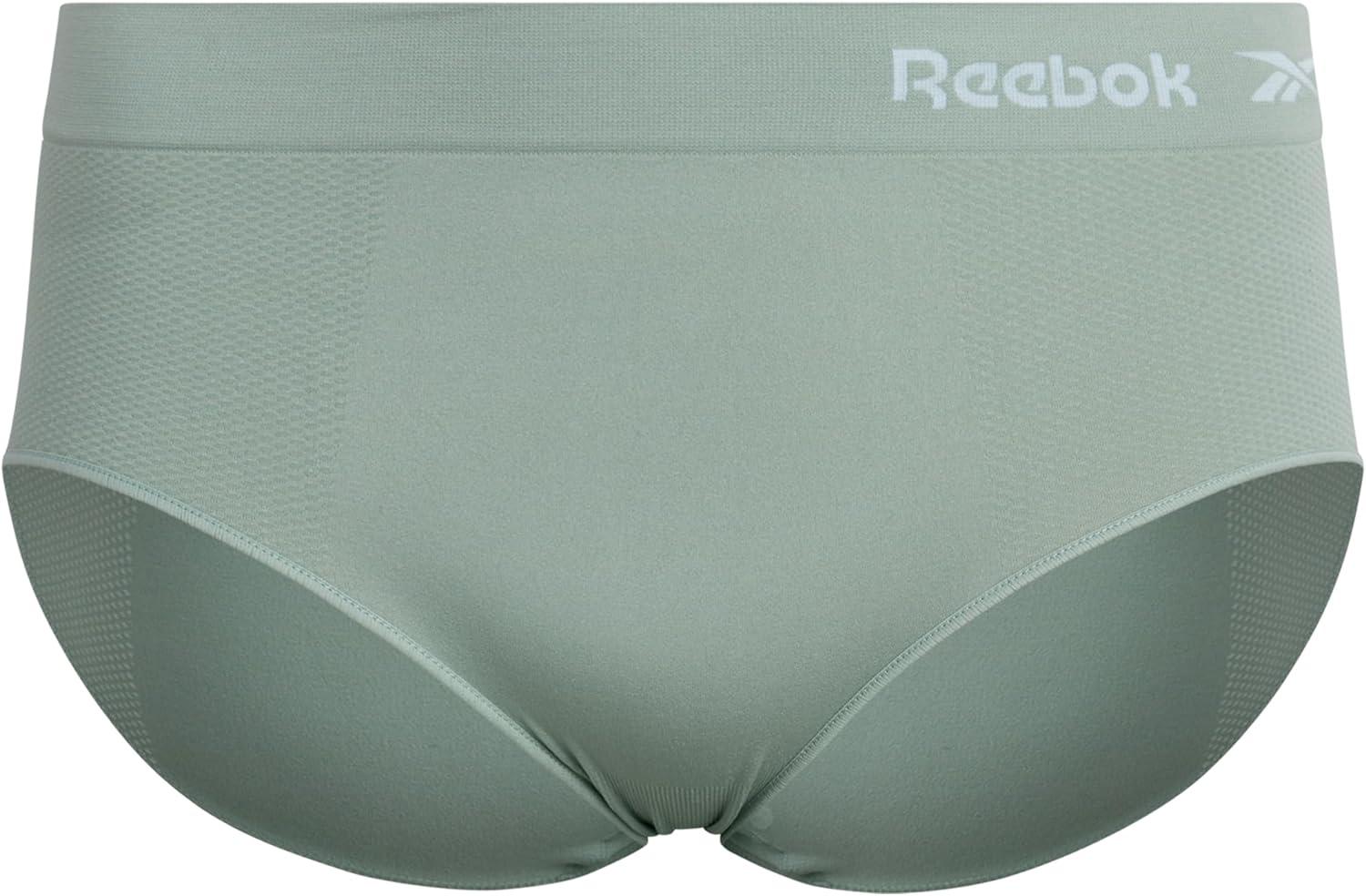 imageReebok Womens Plus Size Hipster Panties  8 Pack Performance Seamless Underwear for Women Made to Fit Your Curves 1X3XBlackGreenLilyGrey