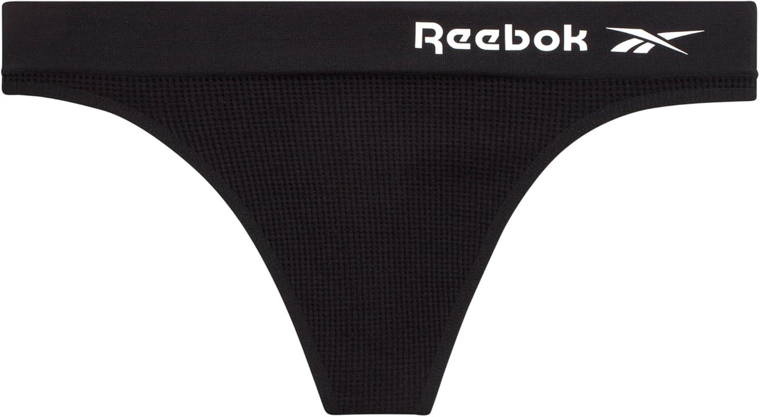 imageReebok Womens Thongs  8 Pack Performance Stretch GString Thongs for Women  Breathable No Show Sexy Lingerie UnderwearCoronet BlueLotusSharkskinEvening Blue