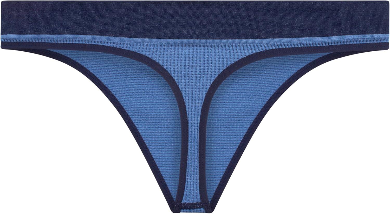 imageReebok Womens Thongs  8 Pack Performance Stretch GString Thongs for Women  Breathable No Show Sexy Lingerie UnderwearCoronet BlueLotusSharkskinEvening Blue