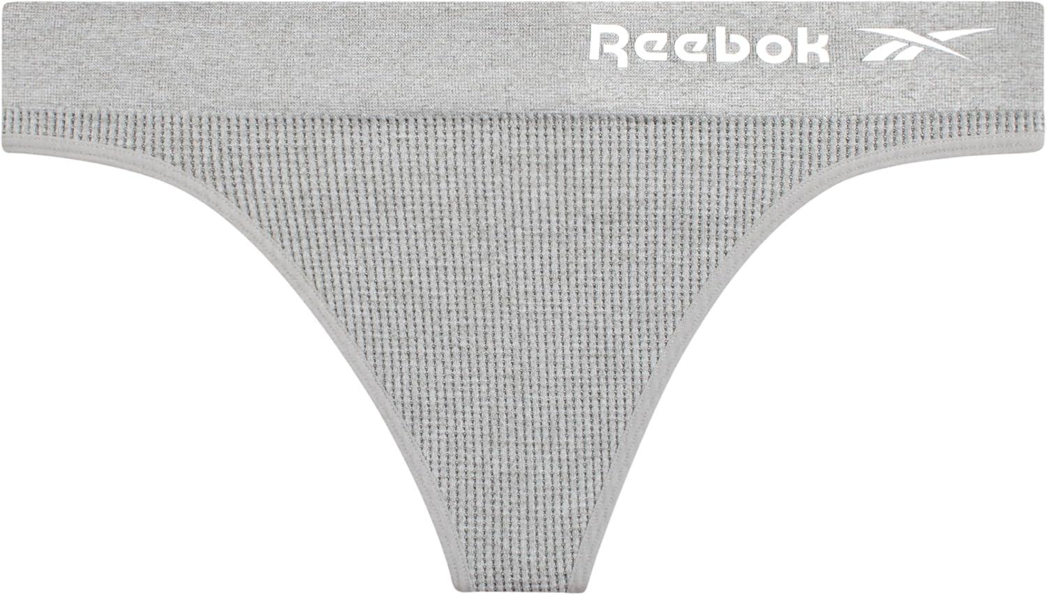imageReebok Womens Thongs  8 Pack Performance Stretch GString Thongs for Women  Breathable No Show Sexy Lingerie UnderwearFuschia PurpleLight Grey MelangeBlackPink Lady