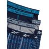 imageReebok Boys Boxer Briefs  6 Pack Performance 6 Inseam Long Leg Boxer Briefs Boys Underwear with Support Pouch 618Maritime BlueStone GreyAtomic Blue Print