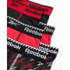 imageReebok Boys Boxer Briefs  6 Pack Performance Long Leg Boxer Briefs Boys Underwear with Support Pouch 6 Inseam 618BlackRed PrintRedBlack