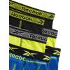 imageReebok Boys Boxer Briefs  6 Pack Performance Long Leg Boxer Briefs Boys Underwear with Support Pouch 6 Inseam 618Cobalt Blue PrintBlackCitrus Green