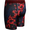 imageReebok Boys Boxer Briefs  6 Pack Performance Long Leg Boxer Briefs Boys Underwear with Support Pouch 6 Inseam 618Red PrintBlackRed