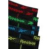 imageReebok Boys Boxer Briefs  8 Pack Performance Soft Stretch Breathable 5 Inseam Boxer Briefs Boys Underwear 618All Black